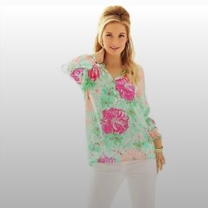 Lilly Pulitzer Elsa top, Beach Walk, XXS